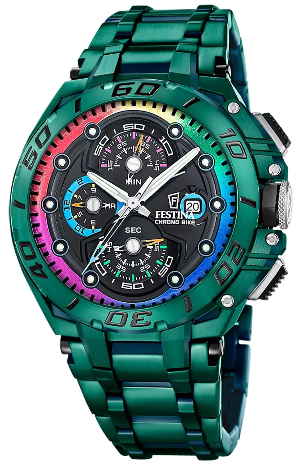 Festina Chrono Bike 2026 Special Edition (46mm) Black Dial / Stainless F20760/1