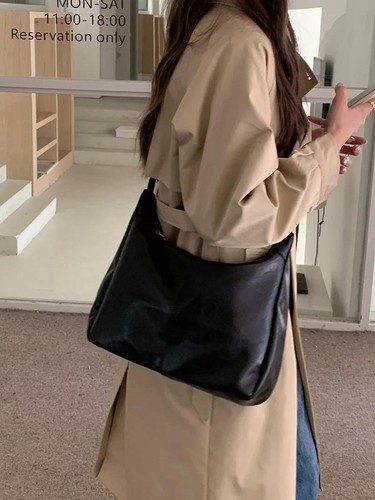 Borsa a tracolla di lusso in pelle di vacchetta da donna designer tote borsetta elegante - Foto 26 di 26