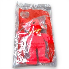 McDonalds Ty Teenie Beanie Babies Happy Meal 25th Bear Red 1 NEW Vintage 2004