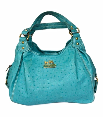 バッグ Coach Turquoise Blue Hobo Shoulder Bag バッグ Coach Turquoise Blue Hobo Shoulder Bag Coach Hobo Bags Blue
