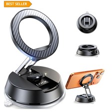 360  Magnetic Car Phone Holder - Hands-Free Navigation for All Smartphone Models