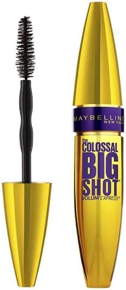 Maybelline Colossal Big Shot Mascara, Black, 9.5 ml (Pack of 1), Black