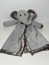 Scentsy Buddy Gray Eva Elephant Security Blanket Lovey Retired Blankie Plush EUC