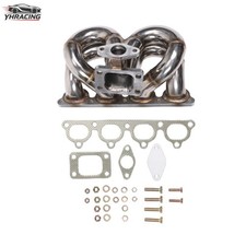 Turbo Manifold For 88-00 Honda Civic Crx Del Sol D15 D16 Sohc T3 38mm Wg 304ss