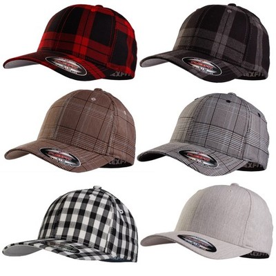 FLEXFIT   ORIGINAL BASEBALL PLAID GLEN TARTAN CAP Check Multicolor Basecap NEU