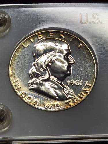 1961 United States Mint Proof Set In Capital Plastic Holder - 第 3/12 張圖片