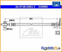 Bremsschlauch Ate 24.5138-0263.3 FüR Audi A4 A4 Avant Seat