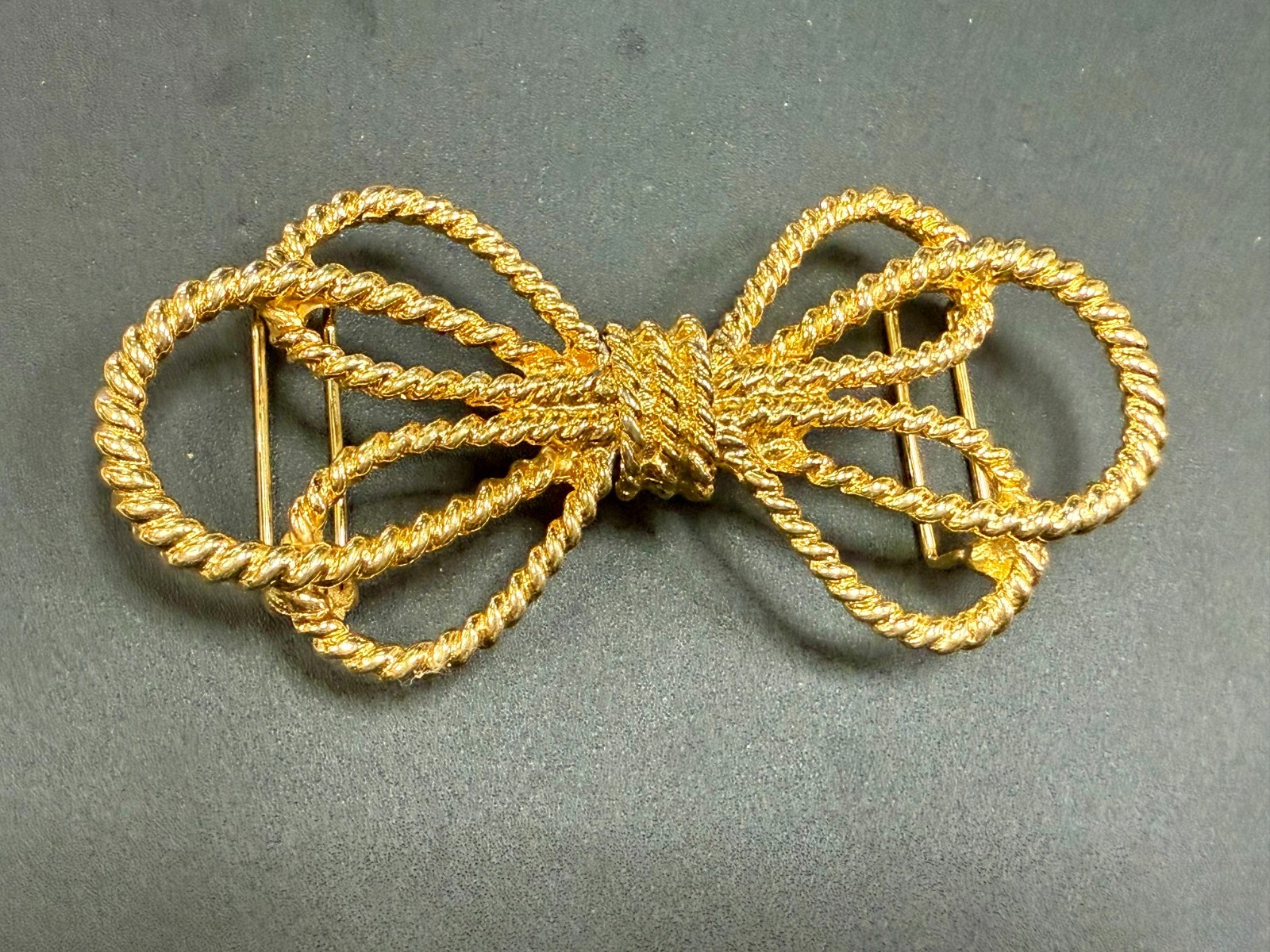 Knotted Bow Tie Dotty Smith Interlocking Two Piec… - image 13