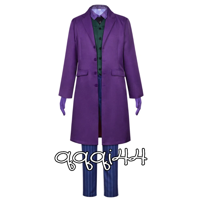 El Caballero Oscuro Heath Ledger Joker Disfraz Traje Accesorio Halloween Foto 4 de 4