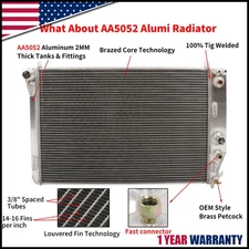 3 Row Aluminum Radiator for 1997-00 04 Chevy Corvette Z06 C5 350 5.7L AT DPI1885