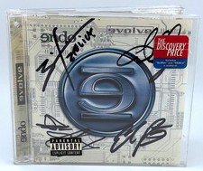 Folleto Autografiado ENDO Evolve Firmado por Banda CD Promocional Nu Metal con Pegatina Hype
