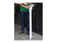 COMPULOCKS iPad 10.2" Space Enclosure Portable Floor Stand 147W102IPDSW