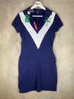 Ralph Lauren Sport Casual Polo Dresses Size S Womens Blue Logo Short Sleeve