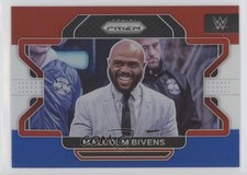 2022 Panini Prizm WWE Red White & Blue Prizm Malcolm Bivens #85 0c9e