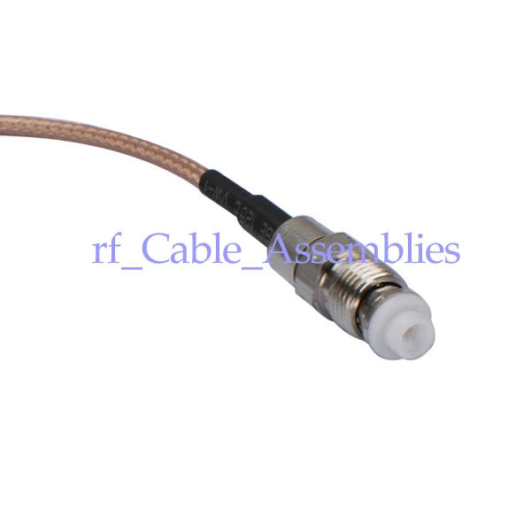 ANTENNA Pigtail Cable FME female to MCX male plug right angle RG316 6" for wifi - Image 2 of 4