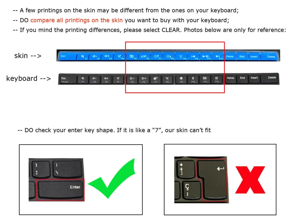 Keyboard Skin Cover for Lenovo ThinkPad L15 Gen 4 15″, P16s/T16 Gen 3, L16 Gen 1 - Image 2 of 2