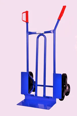 Treppensteiger 250 kg 108x53x55 cm, blau (klappbar) (Sackkarre Treppe)