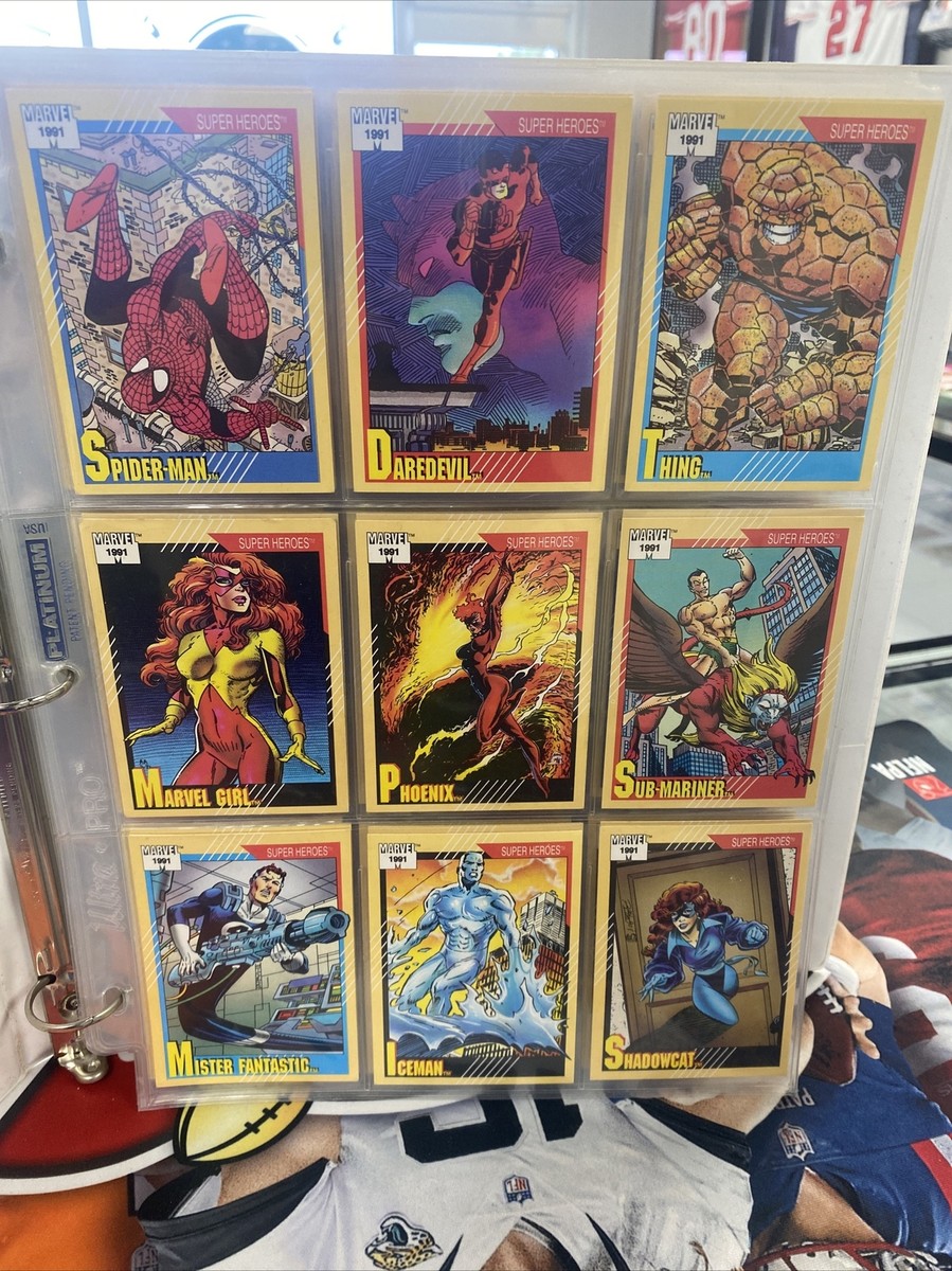 MARVEL 1991 トレーディングカード まとめ メルカリ便 MARVEL 1991 トレーディングカード まとめ メルカリ便