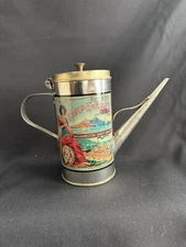 Vintage Paolo Agnesi Figli~Oneglia Italy~Macaroni Pastificio~Tin Watering Can