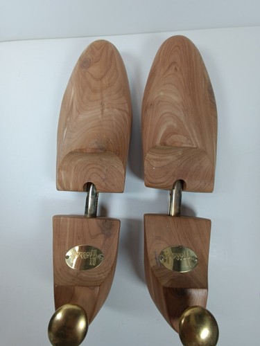 Vintage Harrods Wooden Shoe Trees - UK Size Small Dunkelman - Picture 5 of 14