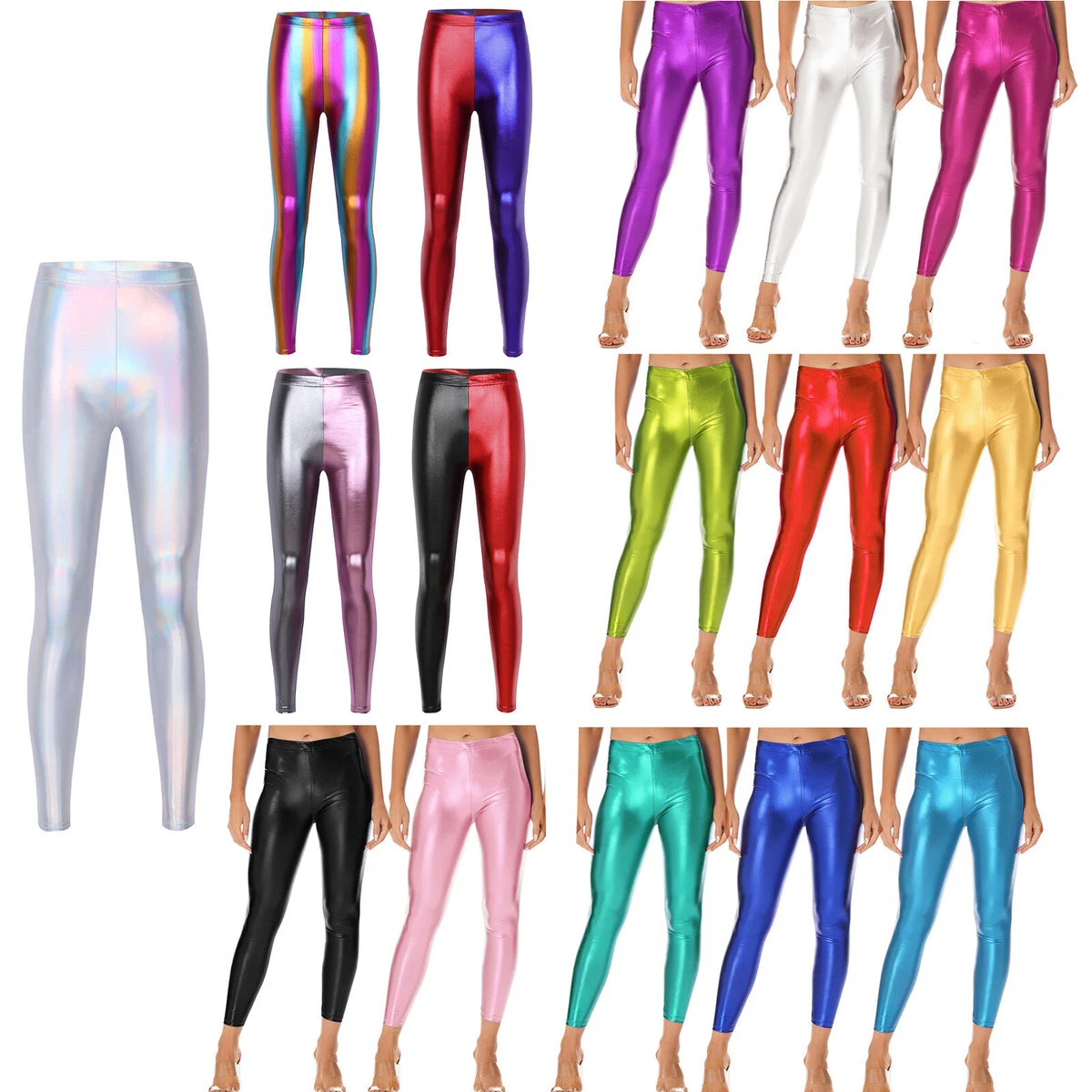 Men glossy see through sexy satin tight pants leggings High waist plus size shiny  yoga sport sweatpants trousers - AliExpress