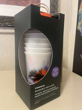 Starbucks 2022 Halloween Glow in the Dark Reusable Hot Cups Package of Six
