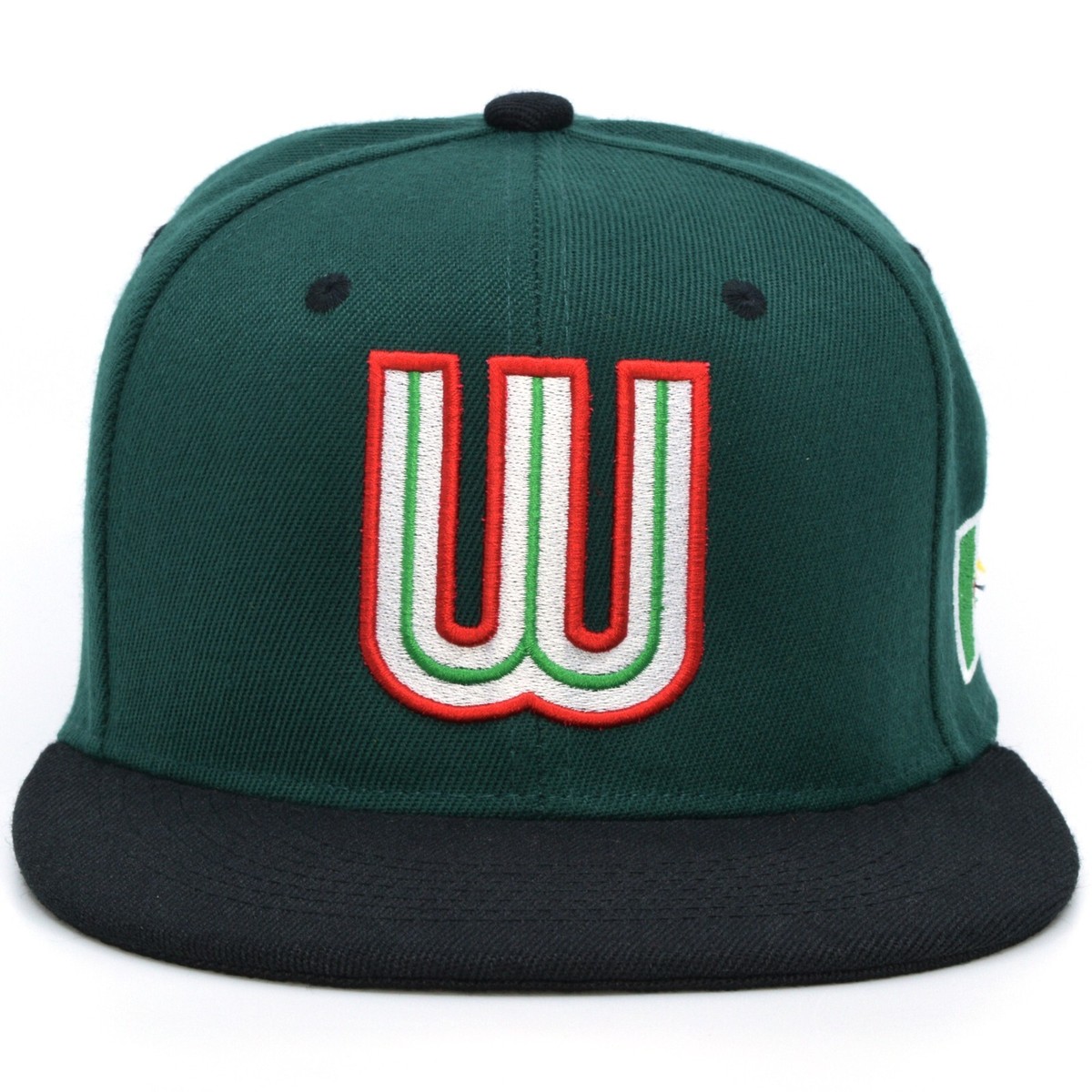 Mexico Snapback Hat Flag 3D M Reversed Upside Down Embroidery