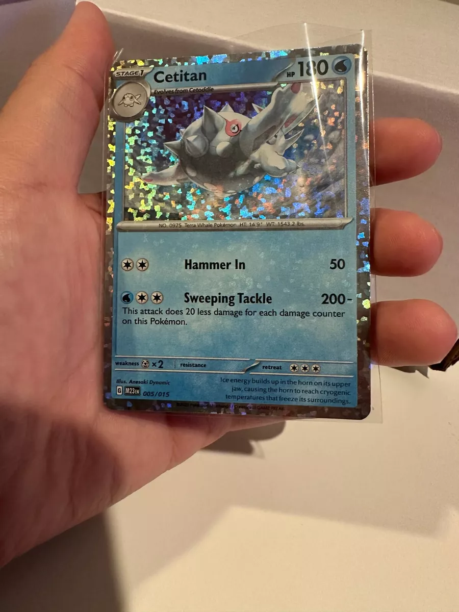 Pokemon Card - Cetitan- 005/015 - McDonalds 2023 Promo Holo Pack Fresh