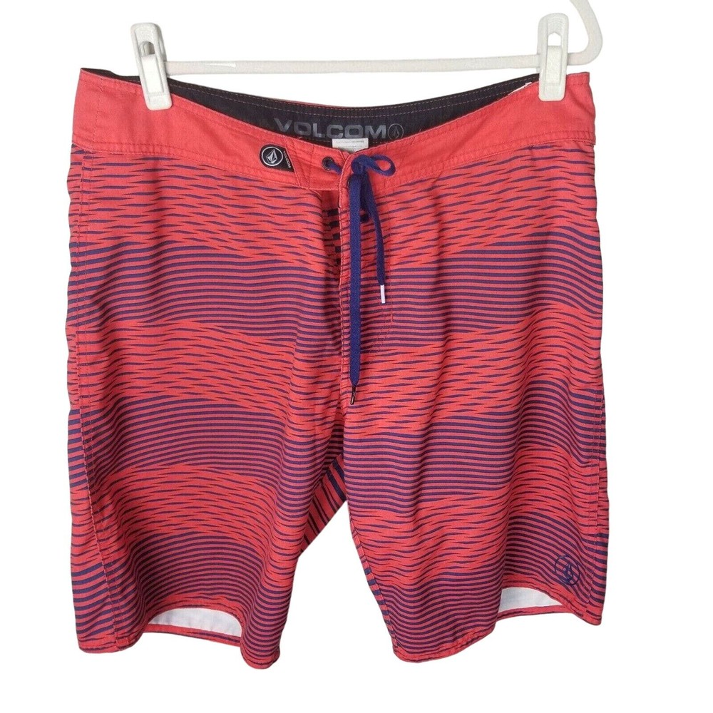 Volcom Shorts Hybrid Shorts Board Shorts Casual Shorts 38 Red Shorts Mens