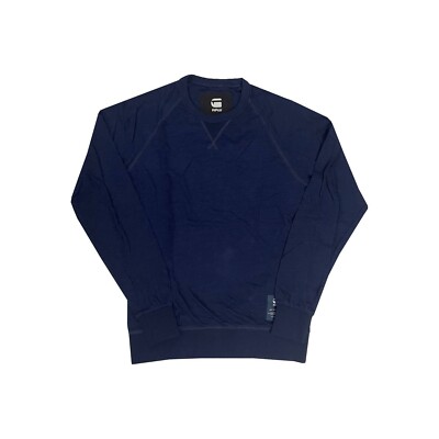 G-STAR Herren Pullover Blau Regular UVP 65£