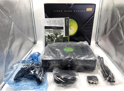 Xbox Classic Konsole OVP mit Inlay PAL mit Controller Neu UNBENUTZ SAMMLER  