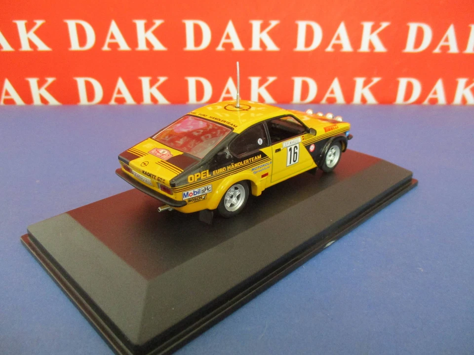 Die cast 1/43 Modellino Auto Opel Kadett GT-E Rally Monte Carlo 1976 W. Rohrl - Immagine 3 di 4