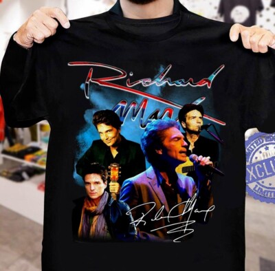 Trend Richard Marx Tour Black Short Sleeve Cotton Size S-4XL Shirt TT147