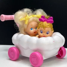 LOT OF 3 x 1 Babybuggy 1 Kenner '94 1 Tyco '90 Quints Mini Plastic Baby Dolls