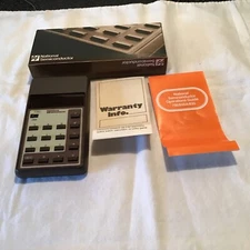 Vintage National Semiconductor 750 calculator w/instructions & Box NEW OLD STOCK