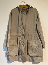 Wrap London Brand New With Tags Light Khaki Grey Lightweight Rain Jacket. Sze 16