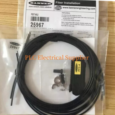 1X New Banner Original PBT46U ENGINEERING FIBER OPTIC SENSOR 25967 Fast Shipping