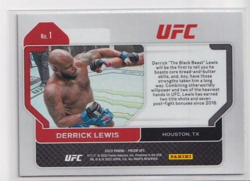 2022 Panini Prizm UFC MMA Cards 1-200 Pick Your Card - Base Singles - 第 2/196 張圖片