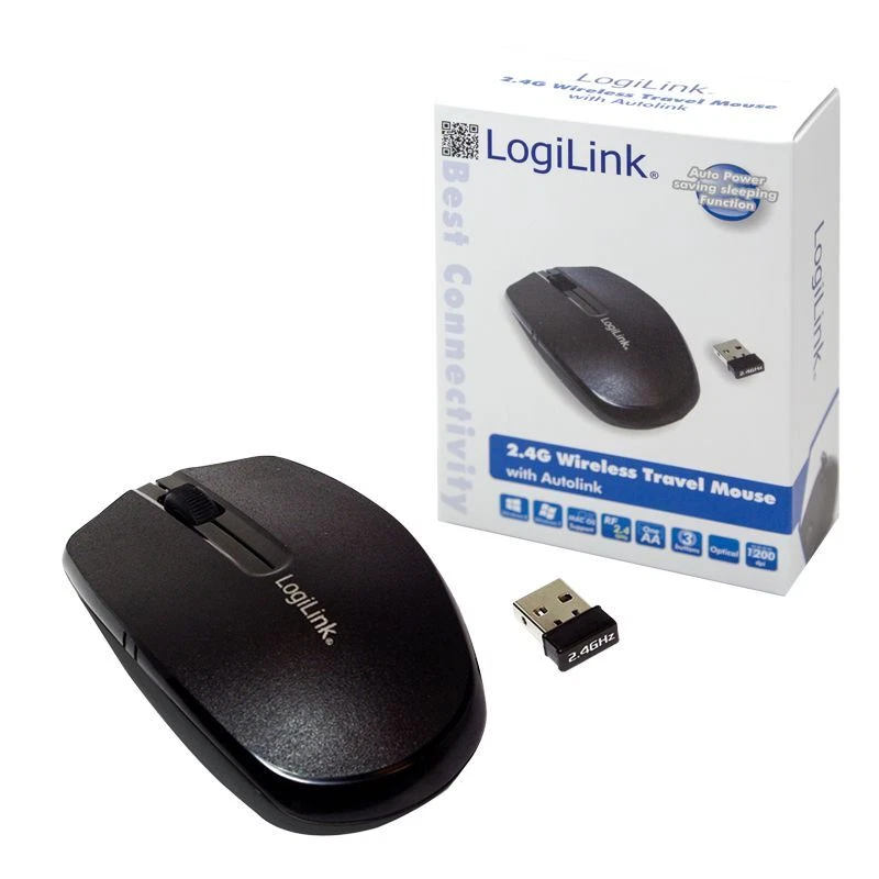LogiLink ID0114 2,4 GHz Wireless Maus Optische Mini Funk Maus bis 10m 1200 dpi - Bild 4 von 4