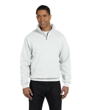 JERZEES 995M Men's NuBlend Long Sleeve 1/4 Zip Cadet Collar Sweatshirt