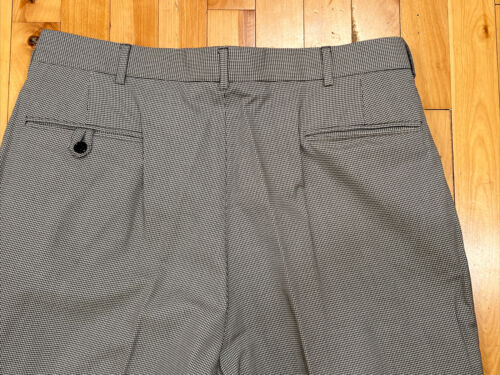 Pantalones de golf vintage de colección Ralph Lauren plisados diente de sabueso para hombre 35x32 EE. UU. - Imagen 13 de 16
