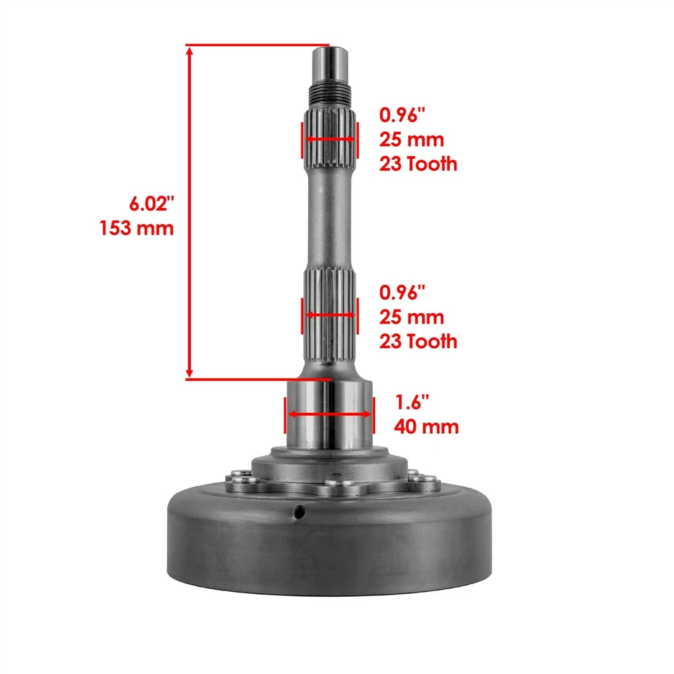 Centrifugal Wet Clutch Shaft w/ Pads For Arctic Cat 550/S H1 TRV 4x4 2009-2015 Foto 2 de 4