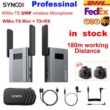SYNCO WMic-TS mini Professional UHF Wireless Microphone System Fr Live Streaming