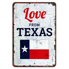 Love from Texas Rustic Sign
