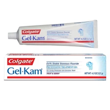 Gel-Kam Preventative Treatment Gel 0.4% Stannous Fluoride, 4.3 oz, Fruit & Berry