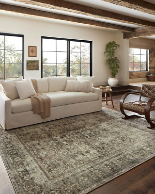 Joanna Gaines Magnolia Home Sinclair Collection Washable Area Rug 7'6'' x 9'6