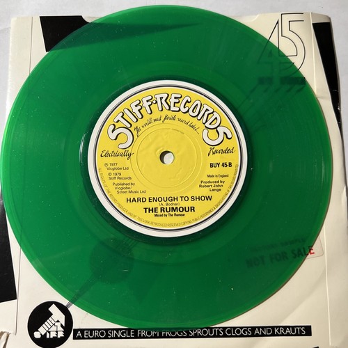 RARE 45 RPM RECORD: The Rumour Emotional Traffic GREEN (FH) - Picture 8 of 10