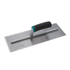 14” x 5" Carbon Steel Notched Trowel - MAVEN