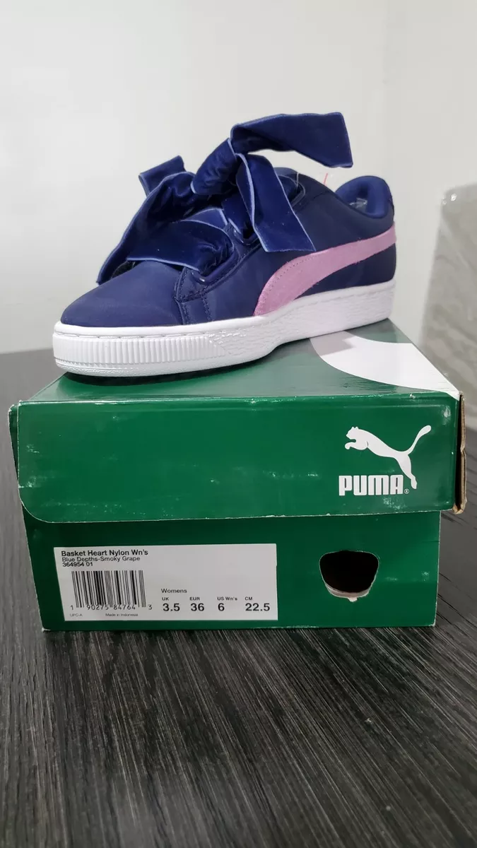 Puma basket 2025 heart nylon