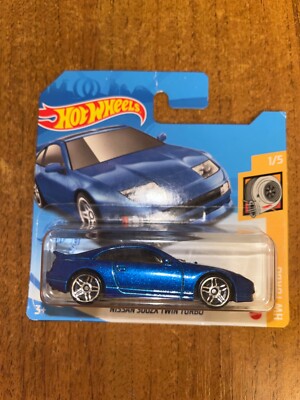 hot wheels nissan 300zx twin turbo blue 1/5 HW turbo 2021 short